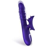 Action No. Fourteen Thrusting & Waving Function with Rabbit Liquid Silicone Purple | shoptok.hr