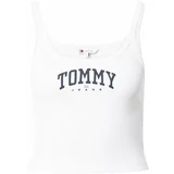 Tommy Jeans Top mornarsko plava / bijela