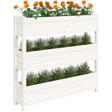  Sadilica bijela 112 x 25 x 104,5 cm od masivne borovine | shoptok.hr