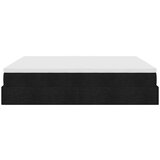 vidaXL Otomanski krevet s madracem crni 160x200cm od tkanine | shoptok.hr