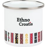 ETHNO Croatia &amp;Scaron;alica lončić od emajla 350 ml bijeli Slike