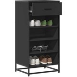  Stalak za cipele crni 48x38x97,5 cm izrađeno drvo | shoptok.hr