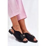 S. BARSKI Women's Sandals With Bow On Flat Heel S.Barski | Shoptok.si