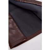 Boto women's boots made of eco leather chocolate oceana | ePonuda.com