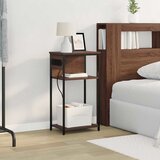  Noćni ormar Smeđi hrast 41 x 28 x 76 cm Konstruirano drvo | Eponuda.com