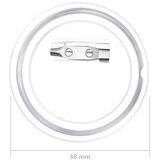  Set gumba za značke sa sigurnosnim iglama 100 kom akrilni 58 mm | shoptok.hr