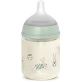 Suavinex Wonderland SX Pro Physiological Anti-Colic Glass steklenička za dojenčke +0 SF Green Bunny 120 ml Slike