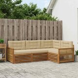  Set vanjskih sofa 4 kom. Prirodna i bež | shoptok.hr