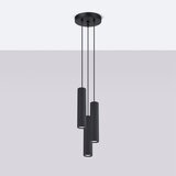 Sollux Lighting Obesna svetilka KARBON 3P črna, (21626860) | Shoptok.si