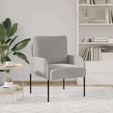  Sofe s jastukom 55cm Svijetlo siva Šperploča - Svjetlosiva 55 cm | shoptok.hr