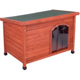  Pasja uta Woody z ravno streho - Velikost M: Š 104 x G 66 x V 70 cm | shoptok.hr