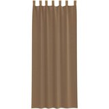 Voile zavjese s petljama 2 kom svijetlosmeđe 140x260 cm | Shoptok.si