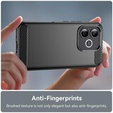 Techsuit Carbon Silicone maska za Honor 600 Lite – crna | Shoptok.si