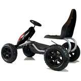  Pedalni Go-Kart B012 Pneumatski kotači Crni | shoptok.hr