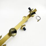 Luster na sajli SOLARI 10xE14/15W/230V zlatna/zadimljena crna | Eponuda.com