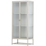 Venture Home vitrina Garis 40 × 160 × 70 cm, bež | shoptok.hr