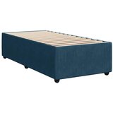 Box spring krevet s madracem tamnoplavi 100x200 cm baršunasti | shoptok.hr