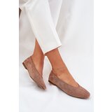 Boto Classic Ballet Flats From Eco Suede Khaki Osallin | shoptok.hr