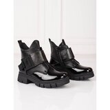 SHELOVET Girl's ankle boots made of patent leatherette | Shoptok.si