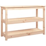 vidaXL Konzolna mizica 110x40x74 cm trdna borovina, (20711413) | Shoptok.si