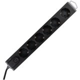 Home Razvodnik 6 mesta 3m 1.5mm2 + prekidač i zaštita NVT6K-3/BK | ePonuda.com