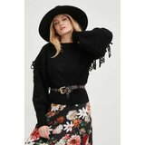 Answear Lab Pulover z volno ženski, črna barva, | Shoptok.si