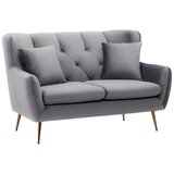 Bessagi Home dvosed linus, svetlo siva, žamet | Shoptok.si