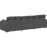  Modularna sofa s jastucima tamno siva | shoptok.hr