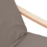  Stolica za opuštanje od tkanine smeđesiva | shoptok.hr