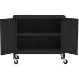 Ormarić za pohranu crni 60 x 35 x 56 cm čelični | shoptok.hr