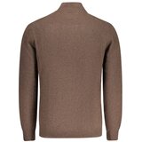Timberland muški vuneni pulover s polovičnim zatvaračem smeđi | shoptok.hr