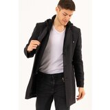 Dewberry PLT8376 MEN'S COAT-PATTERNED BLACK | Shoptok.si