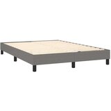  Box spring posteljni z vzmetnico temno siv 140x190 cm blago, (20735644) | Shoptok.si