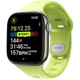 Vodoodporen športni pašček 42mm za Apple Watch model Tempo Band, Zelena, (5000275625)