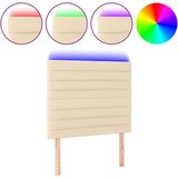  Posteljno vzglavje krem 90x5x118/128 cm blago, (20951901) | Shoptok.si