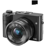 Digitalni fotoaparat DC209X z optičnim zoomom in 32 GB TF kartico Black, (22105475)