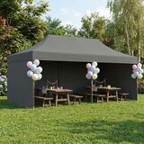 Multi Garden automatski samosklapajući vrtni paviljon 3 &amp;times; 6 m, sivi Slike