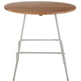 Premier Housewares Okrogla jedilna miza iz masivnega bresta ø 80 cm District – | Shoptok.si