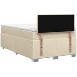  Boxspring krevet s madracem Krem 120 x 200 cm Tkanina | shoptok.hr