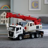  dizalica za igru sa metalnom kabinom - crveno/bijela | shoptok.hr