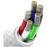 Baseus kabel Type C za Apple Lightning 8-pin Power Delivery 20W Glimmer Series CADH000102 2m bijeli | shoptok.hr