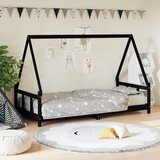 Maison Chic Otroški posteljni okvir - Otroški ležaj bel 90x200 cm trdna borovina-J2754, (21794280) | Shoptok.si