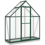 Furnova Rastlinjak z okvirjem zelen 169x58x202 cm aluminij, (21948445) | Shoptok.si