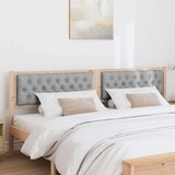  Uzglavlje Ostalo Smeđa i svijetlo siva 200 cm Masivna borovina | shoptok.hr