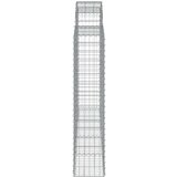  Lučne gabionske košare 9 kom 200x30x40/60 cm pocinčano željezo | shoptok.hr