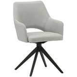 MID.YOU Naslanjač Asher, Siva, Vrtljiv | Shoptok.si
