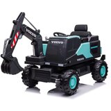 Lean_Toys Otroški bager Volvo 12V z zajemalko modra | Shoptok.si