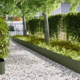 vidaXL robniki trave 20 kosov olivno zeleni 100x0.5x30 cm | Shoptok.si