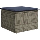  9-dijelni set vrtnih sofa poliratan i bagrem s jastucima sivi | shoptok.hr