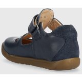 Geox Otroški usnjeni sandali mornarsko modra barva | Shoptok.si